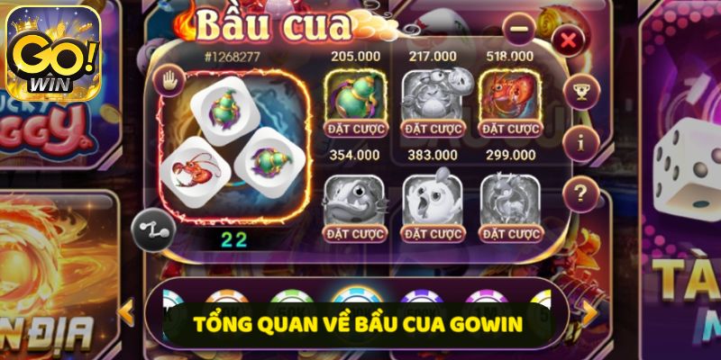 Giao diện Bầu Cua trực tuyến đầy màu sắc